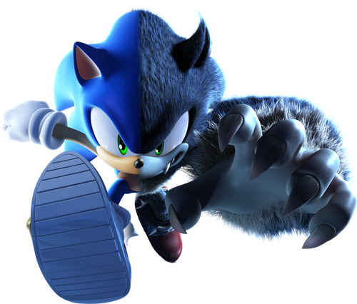 Sonic Unleashed - Packshot Pose Split